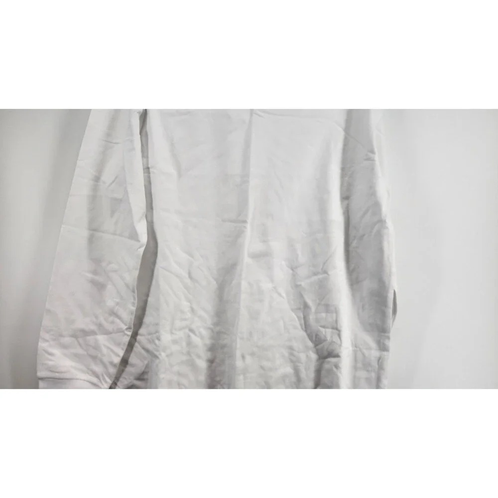 SKIMS‎ Men's Small White Chalk Heavyweight Cotton Long Sleeve T-Shirt NWT